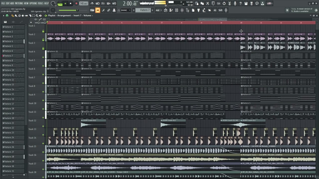 A 500 Cigarettes Song