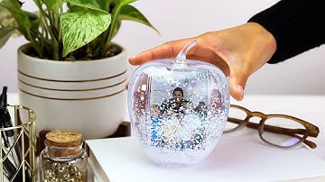 Neil Enterprises Inc. Apple Photo Snow Globe