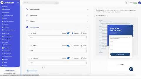 LiveCaller Tips - How to install and manage online chat widget on the website