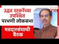 Parbhani Loksabha Constituency Meeting Uddhav Thackerayयांच्या उपस्थित परभणी लोकसभा मतदारसंघाची बैठक