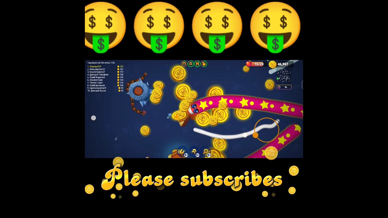 Worms Zone.io Open The Treasure Chest 💰🤑🪙🤩_W$26