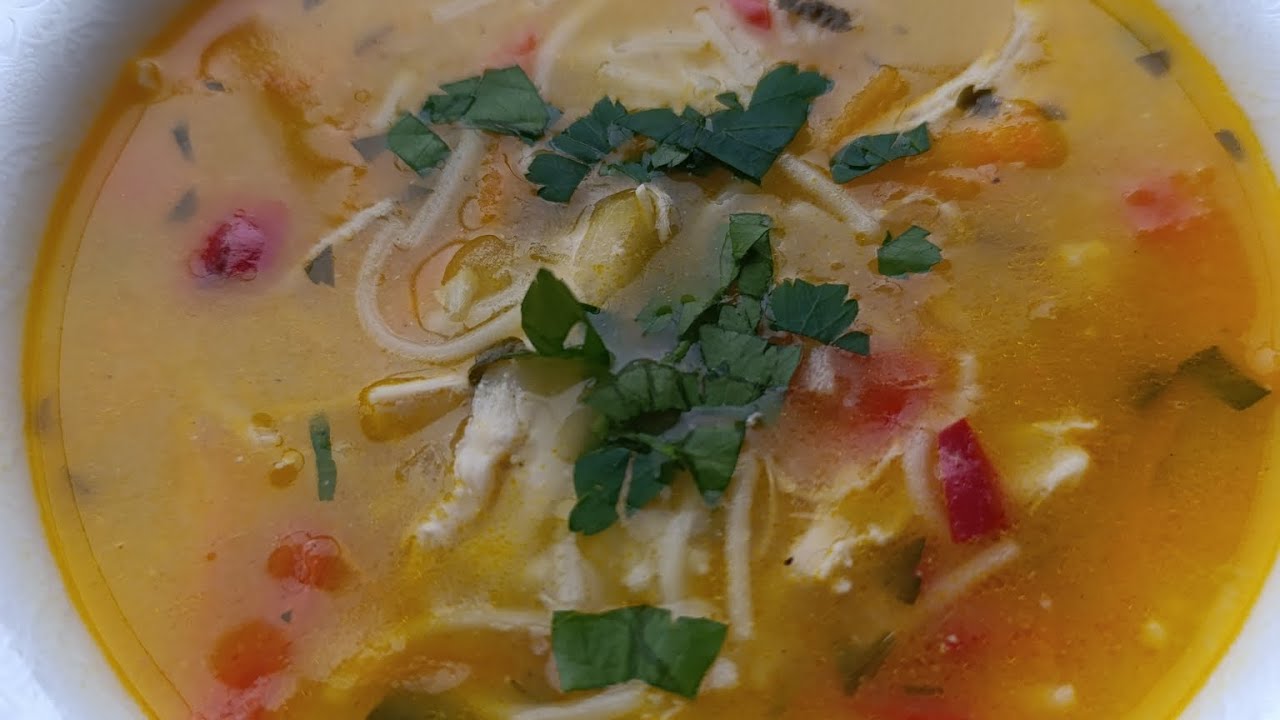 ŞEHRİYELİ TAVUK ÇORBASI...