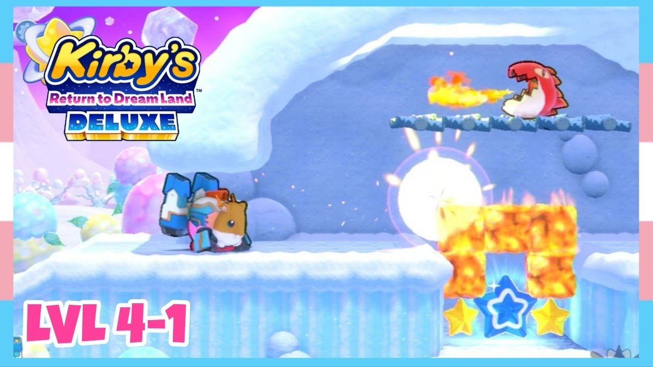 *Complete Energy Spheres* Level 4 - Stage 1 White Wafers | Kirby's Return To Dreamland Deluxe