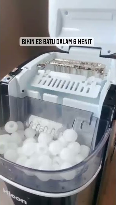 Portable Ice Maker, Alat Notale Portable Pembuat Es 6 Menit Beku