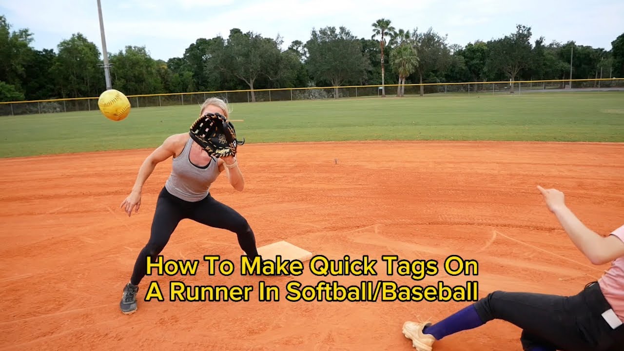 How To Make Quick Tags In Softball/Baseball YouTube