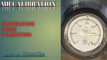 How to Calibration Temperature Gauge #calibration #instrument