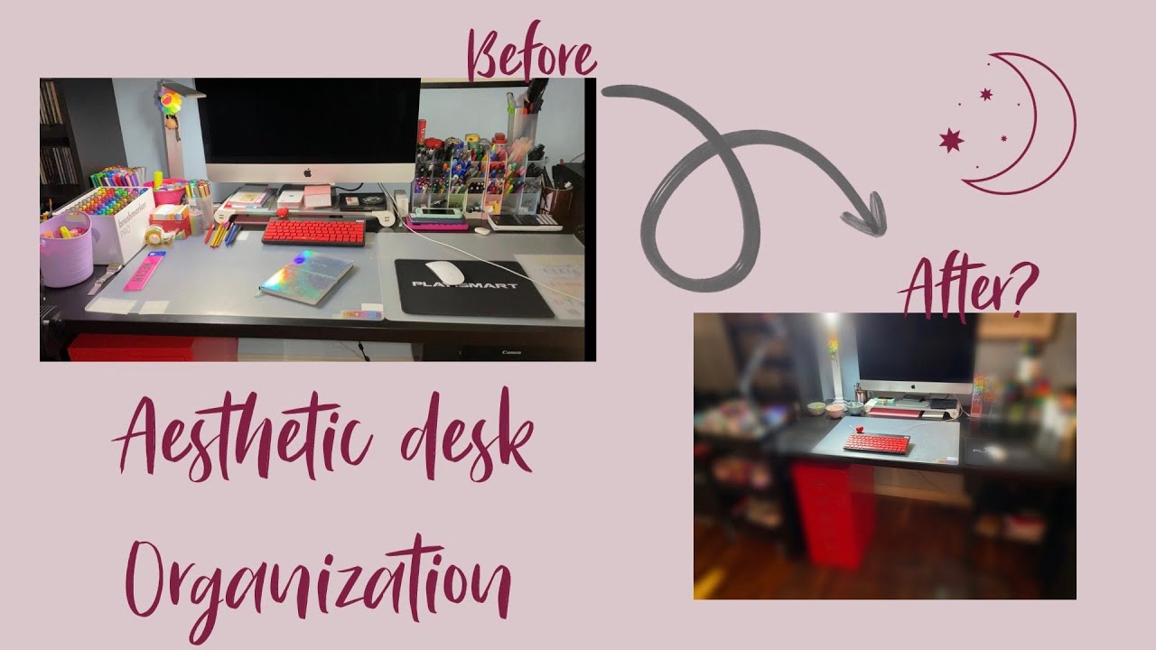 AESTHETIC DESK ORGANIZATION! 2020 (Back to school)