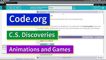 Sprite Movement - Lesson 9.4 Code.org Tutorial with Answer