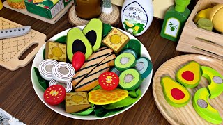 Toy ASMR 🥑 Chicken Salad Platter | Satisfying Play Kitchen screenshot 1