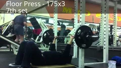 Cube Method - Bench Explosive Day - 1/23/2013