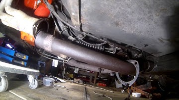 Corvette C3 -74 Gearbox removal (Chevy 350 motor)