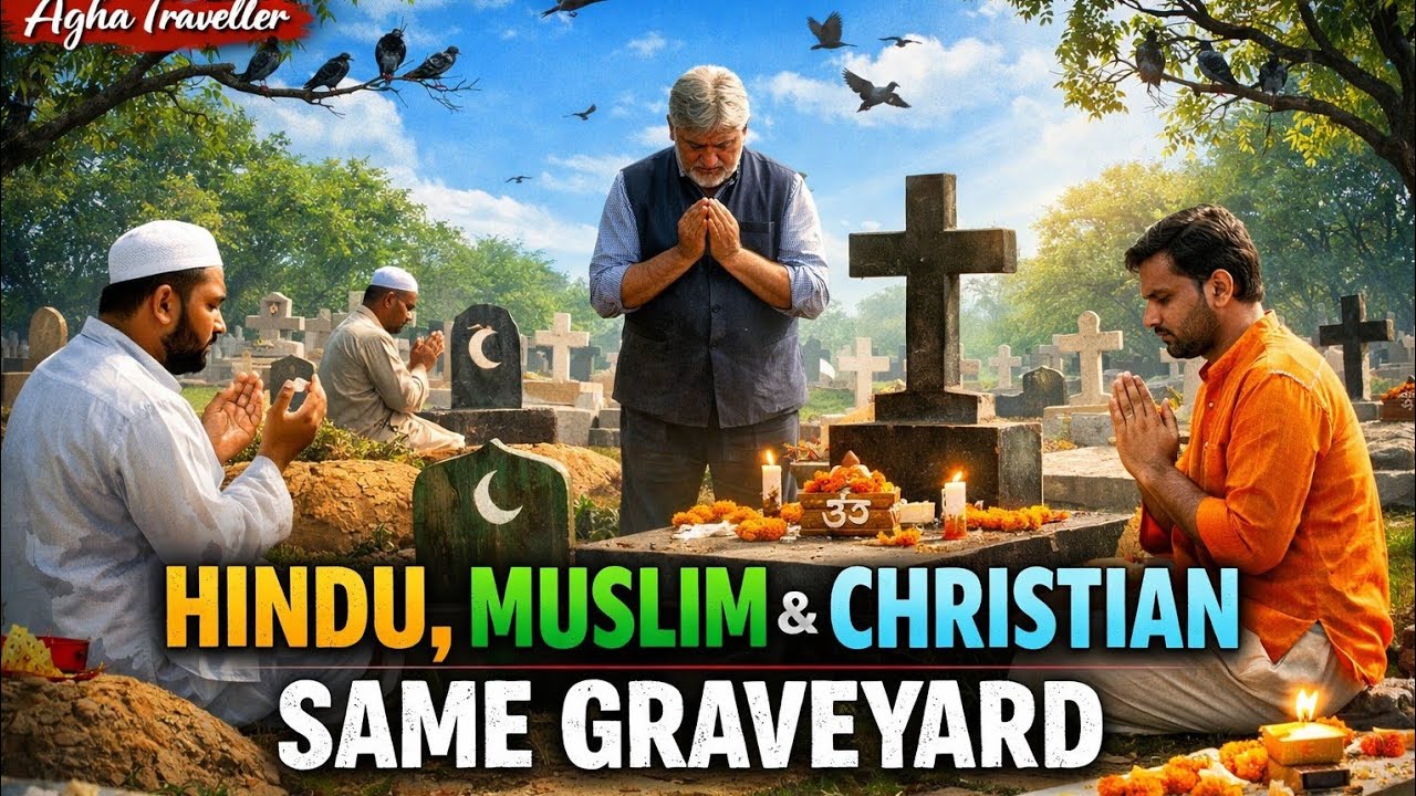 Oldest Graveyard of Tandojam and unique Graves where Hindu Muslim ans Christians grave are one place