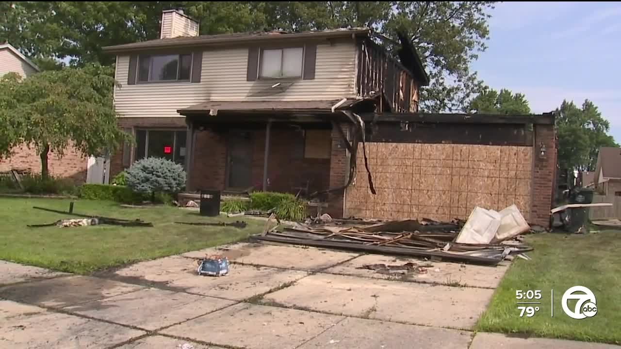 Chesterfield Township family loses everything after fireworks cause house fire