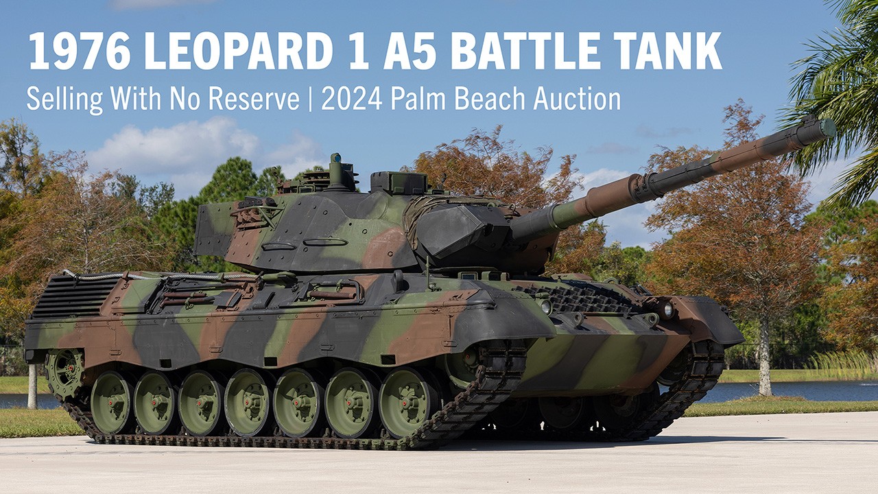 1976 Leopard 1A5 Battle Tank - BARRETT-JACKSON 2024 PALM BEACH