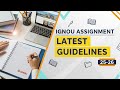 IGNOU Assignment 2024-25: Full Marks Kaise Laye? | New Guidelines Explained @leveluplearningsimran 