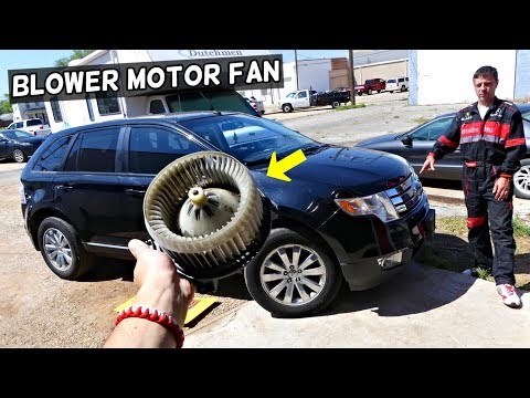 HEATER BLOWER MOTOR FAN REPLACEMENT LOCATION FORD EDGE LINCOLN MKX