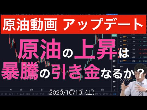 【10/10（土）】原油の上昇は暴騰の引き金なるか？原油動画のアップデート