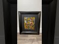 Interesting Czech Fine Art Oil Painting Cubism "Composition Of Figures"