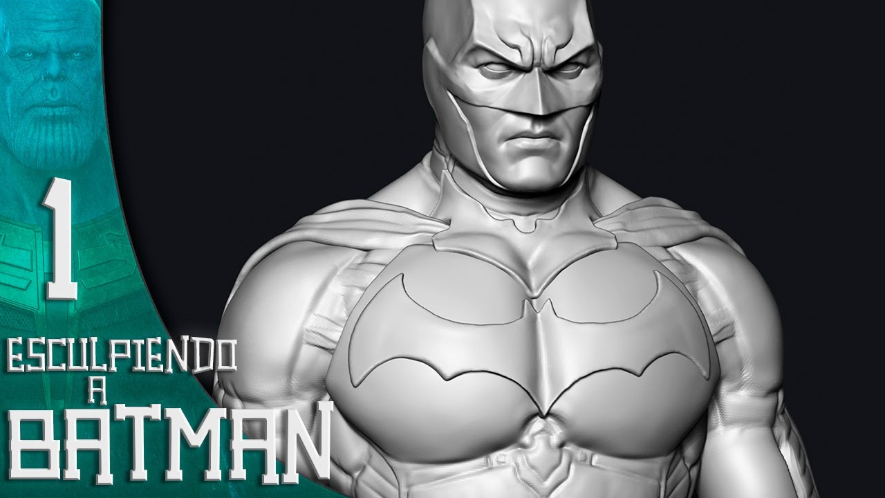 Esculpiendo a Batman (Arkham Origins) en Zbrush | Directo 1 - Sergio Hualde