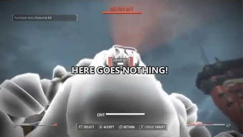 Fallout 4 Unarmed: First Encounter with a Sentry Bot