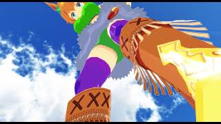 Mmdウマ娘プリティーダービー巨大化するタイキ巨大娘