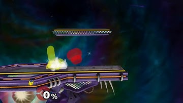 SSBM Pikachu Neutral-B Ledge Glitch Demonstration