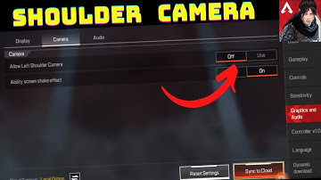 How to allow left shoulder camera in Apex Legends Mobile
