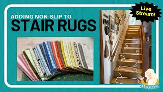 Making Non-Slip Rugs: Finishing (Live Stream) @SewSewLive