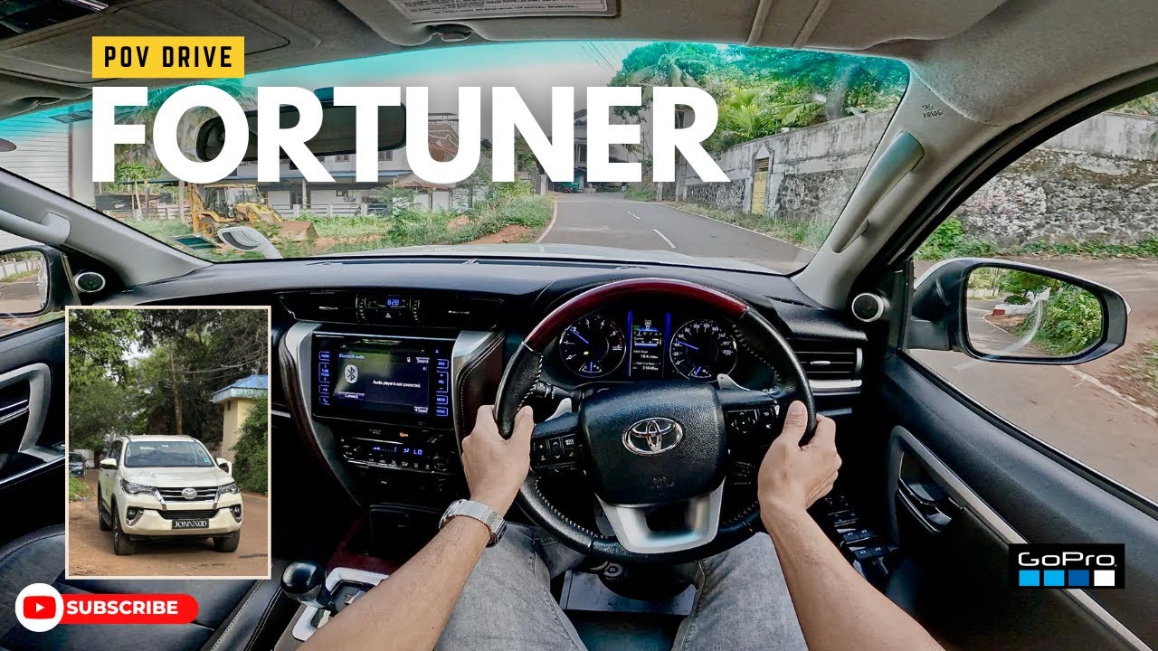 POV Drive | 2020 TOYOTA FORTUNER DIESEL AUTOMATIC 4X4 | Narrow Road Drive | SUV | Gopro12 | Jonnxoo