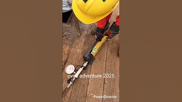 the ship pad eye load test. #2025  #drydock #shipyard #cvabadventure