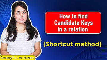 Lec 8: Finding number of candidate keys in relation - part 2 | DBMS