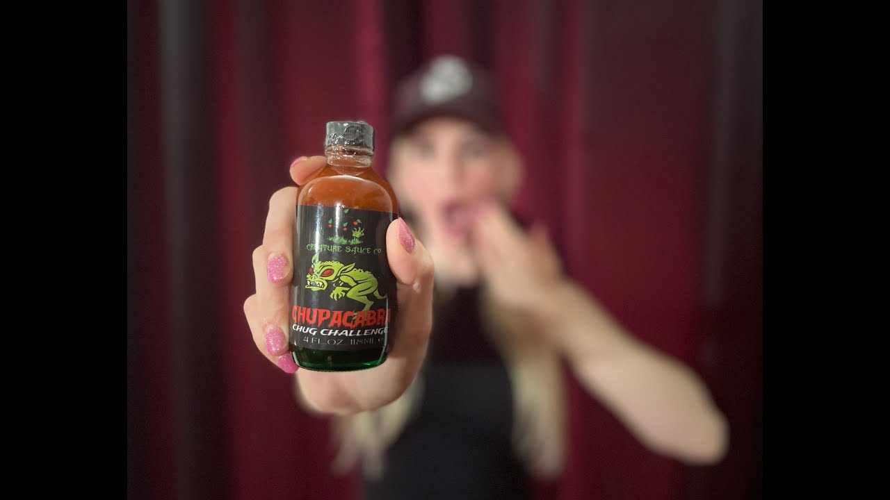 The CHUPACABRA Chug Challenge made with SUPER HOT PEPPERS by Creature Sauce Co. LeagueOfFire