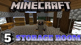 MEMBUAT RUANG PENYIMPANAN - MINECRAFT SURVIVAL SERIES #5