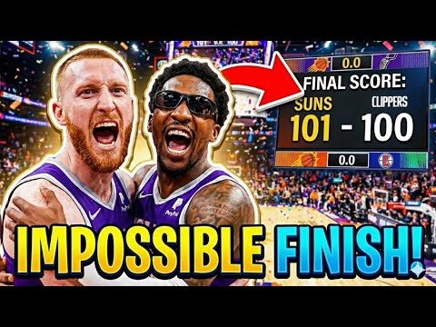 WILD BUZZER BEATER FOR THE WIN (my last game in PHX)
