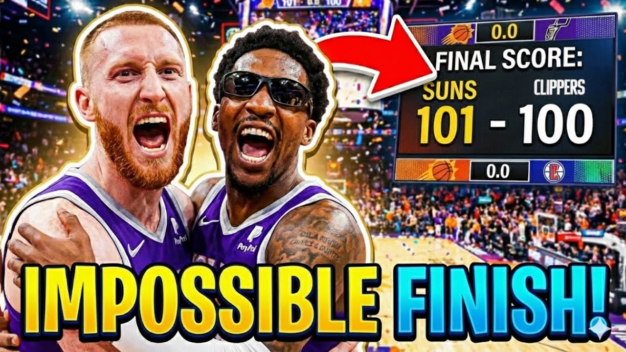 WILD BUZZER BEATER FOR THE WIN (my last game in PHX)