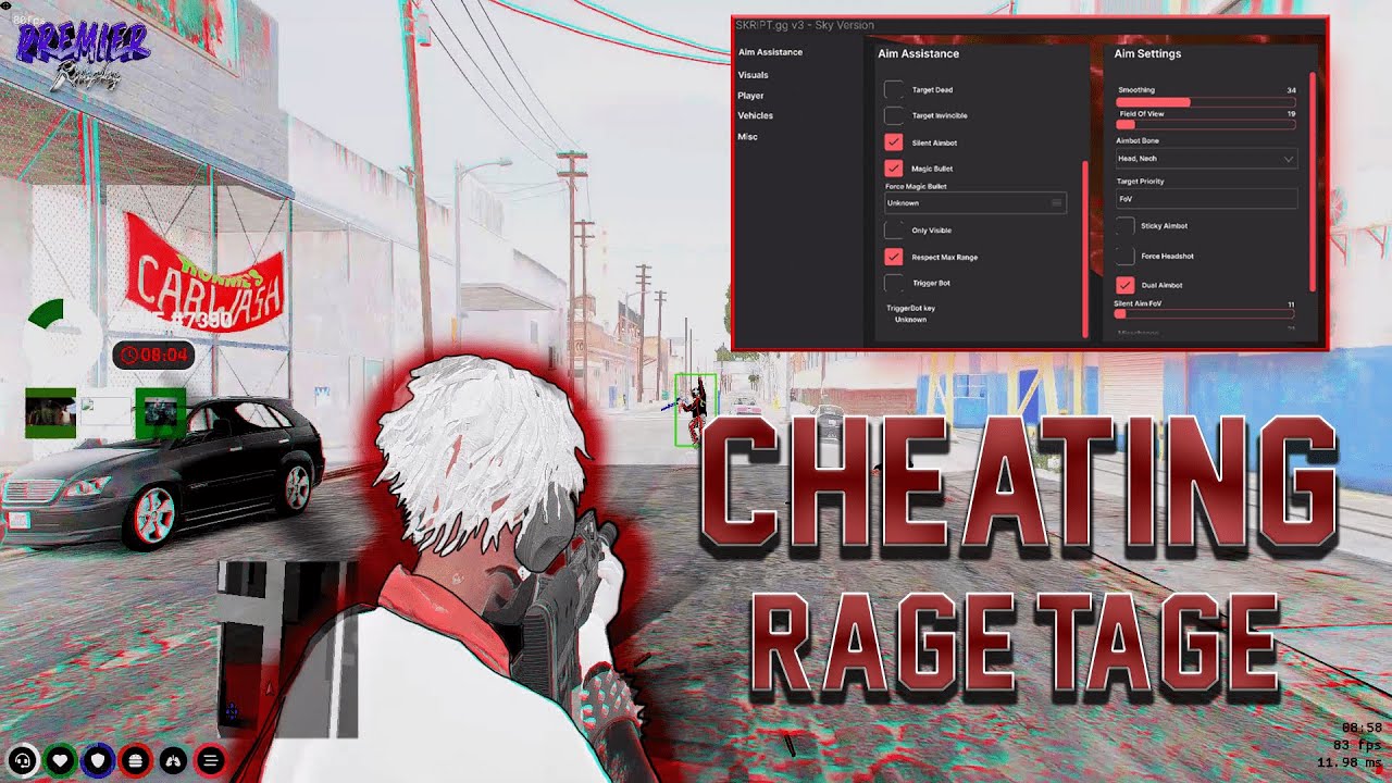 Rage Cheating In Premier RP | FiveM Montage