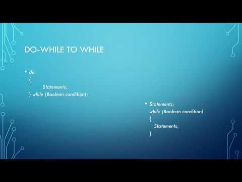 3.10 While and Do While Loops