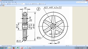 Tail Stock Part 8 Hand Wheel  1 of 2