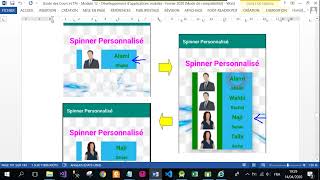 Android & Java - TP8 – ArrayAdapter Personnalisé - Part5 - Spinner