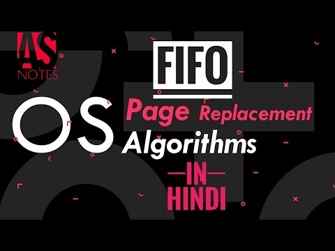 Operating System FIFO Page Replacement Algorithm | In Hindi | हिंदी मे | AS Notes- By Ankur Sharma