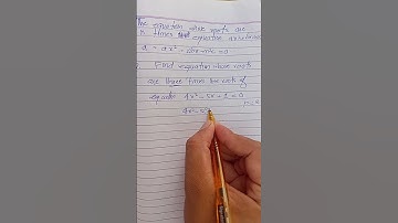 #mathsshorts#trick to find a quadratic equation whose roots are n times the other quadratic equation