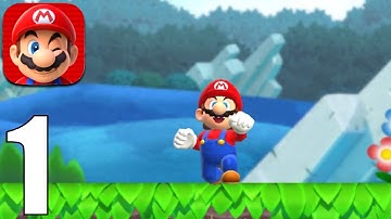 Super Mario Run ( IOS ) Gameplay Walkthrough Part 1 - Tutorial