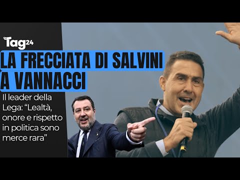 La frecciata di Salvini a Vannacci: "Lealtà, onore e rispetto sono merce rara"