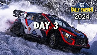 Rally Sweden 2024 | Saturday Highlights - Actions & More
