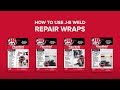 How to use jb weld fiberweld repair wraps