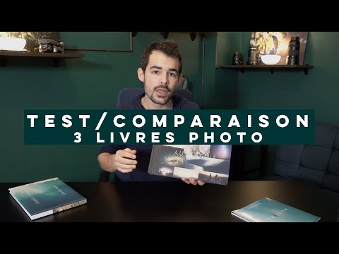Test et Comparaison de 3 livres photos