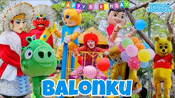 ONDEL ONDEL | BADUT JOGET 🤡 SELAMAT ULANG TAHUN💞 BALONKU ADA LIMA - DUA MATA SAYA 💞 BARONGSAI