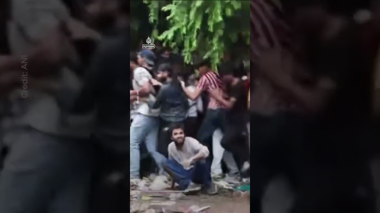 Indian police beat ‘Cockroach’ march protesters