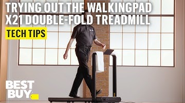 How to Use and Control the WalkingPad X21 Double-Fold Treadmill – Tech Tips from Best Buy