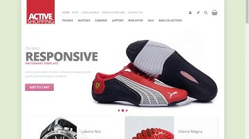 Active Shopping Joomla template